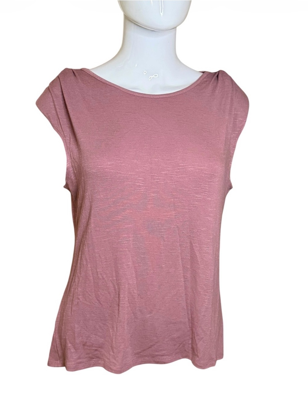 Gilli Sleeveless Scoop Neck Top - Rose